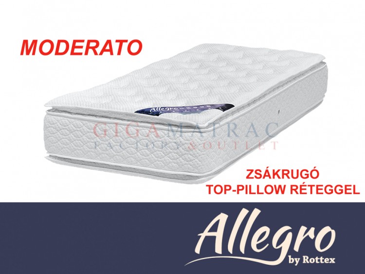 Moderato Allegro luxus zsákrugós matrac