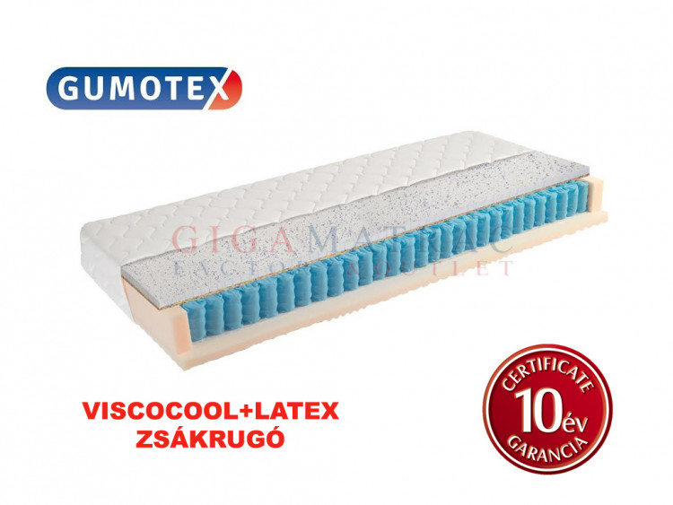 Gumotex Vanessa Viscolatex zsákrugós matrac